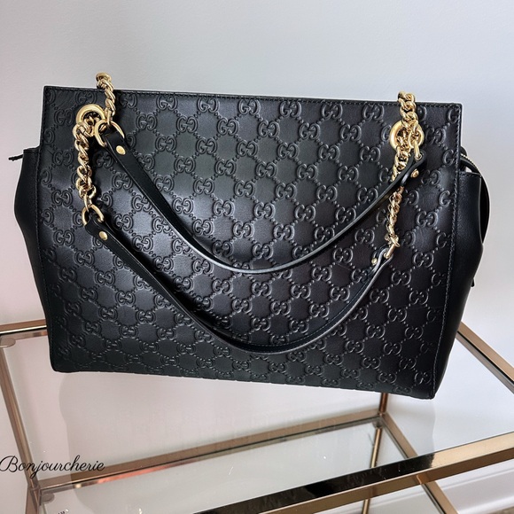 Gucci Black Leather Shoulder Bag - Picture 3 of 14